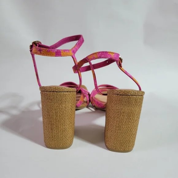 Ted Baker kasiras woven block heeled sandals nwt 9 - Picture 7 of 8
